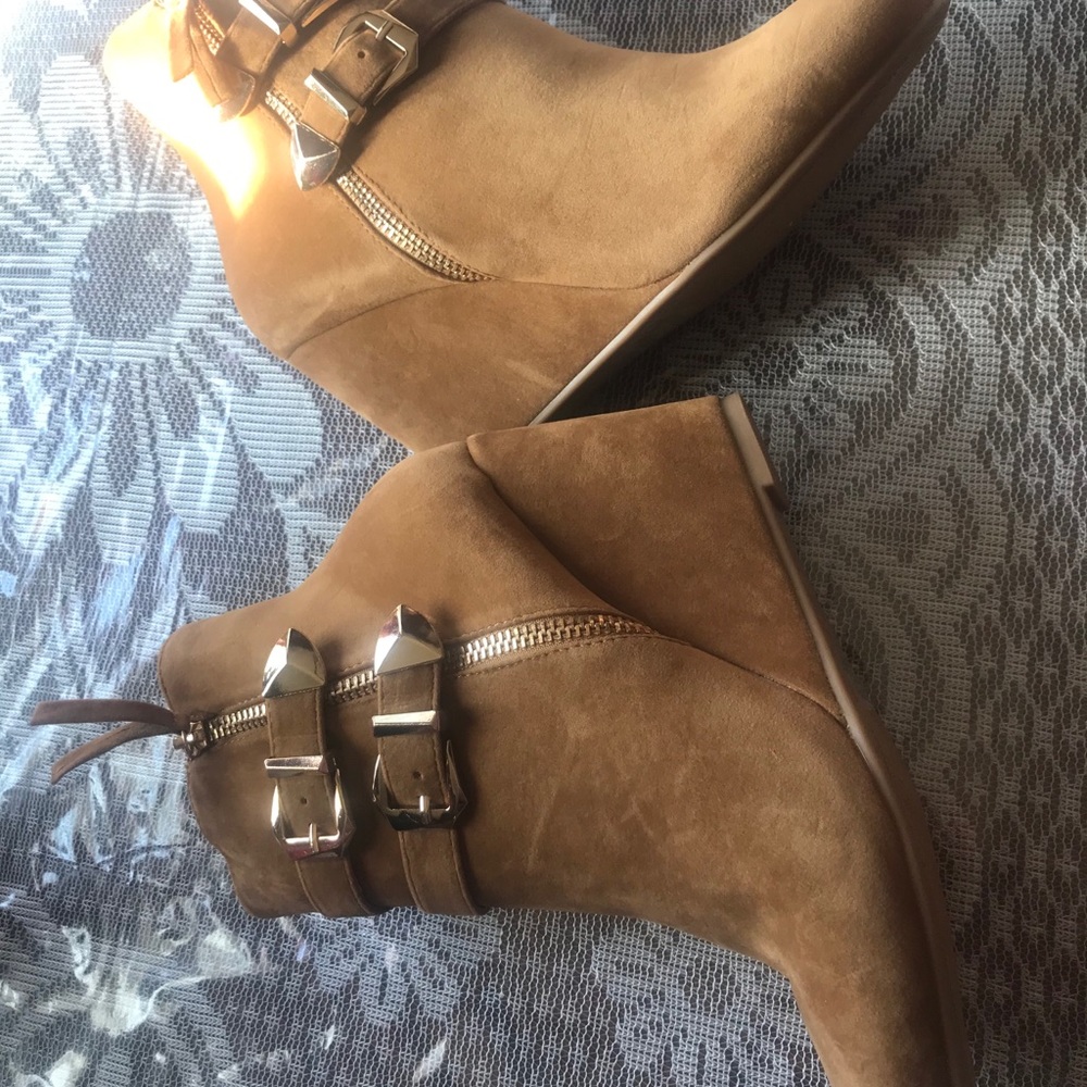 Tan wedge 21 - Picture 4 of 4